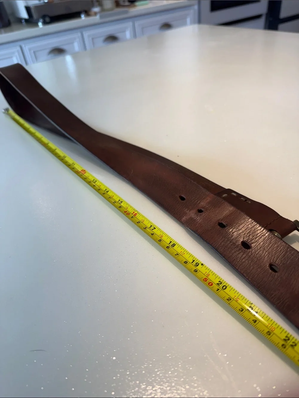 Timberlanf Classic Brown Leather Men's Belt size 40